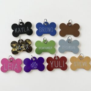 Large Bone Shaped Dog Tag
